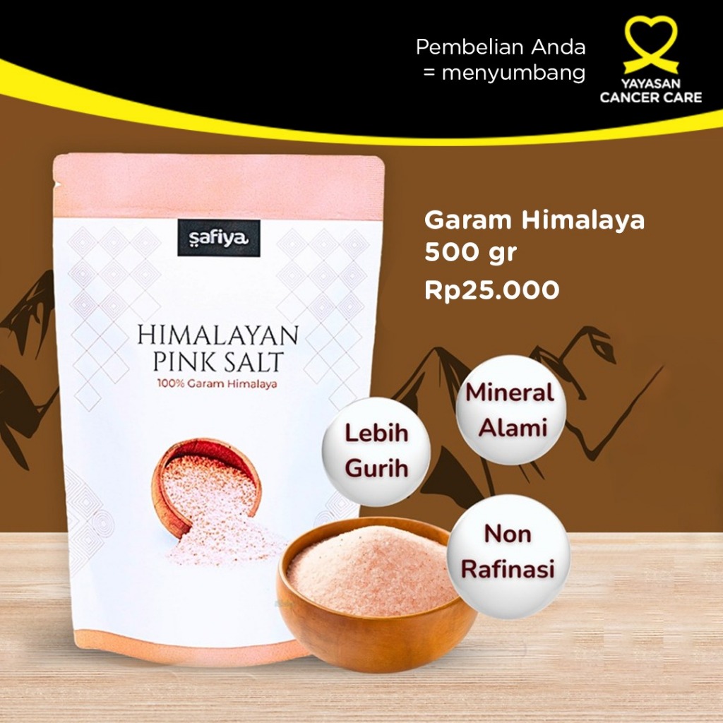 

Safiya Garam Himalaya Pink Himalayan Salt Cancer Care Charity