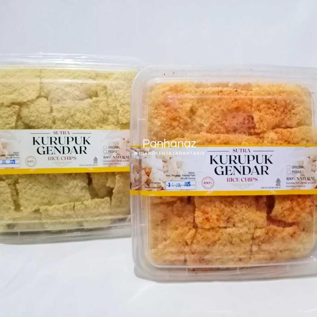 

Sutra Kerupuk Gendar Rice Chips 3000ML - Kerupuk Gendar Lenpeung puli kRak Beras Gurih Renyah