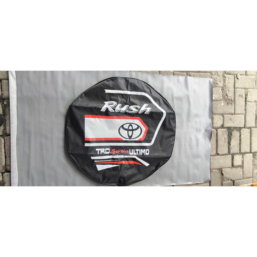 sarung cover ban mobil Rush hitam