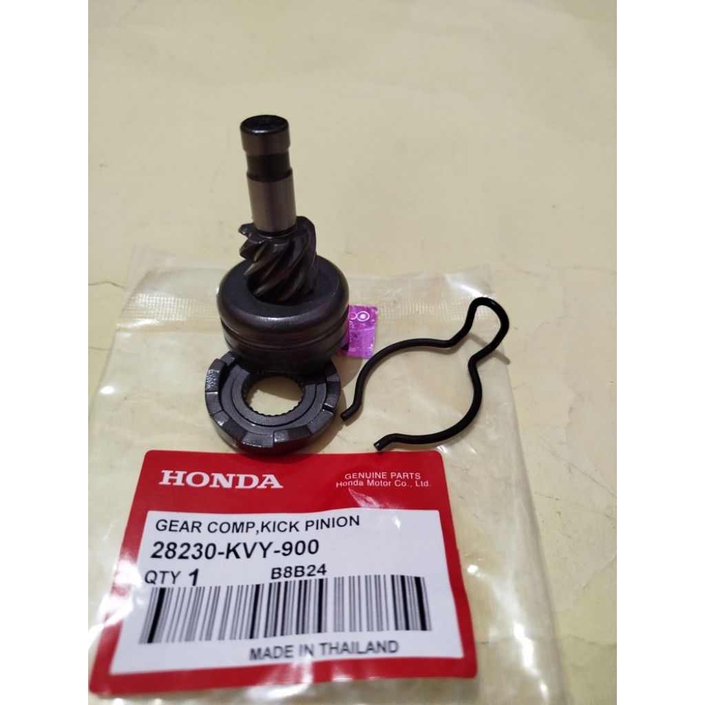 GIGI PINION KICK STARTER BEAT KARBU, SCOOPY, SPACY, VARIO110 KARBU ( KVY) THAILAND