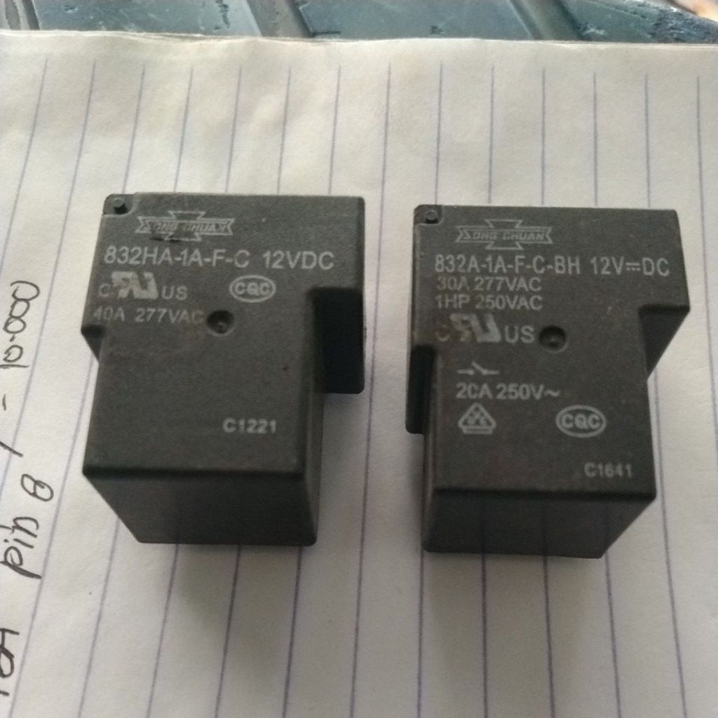RELAY KODOK 12V 20/30/40/A pin 4/5