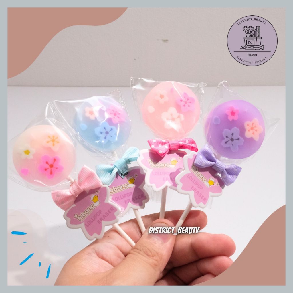 

PENGHAPUS SAKURA PENGHAPUS PENSIL LOLIPOP BUNGA SAKURA ERASER STIP PENGHAPUS SAKURA FLOWER ESTETIK LUCU TERMURAH