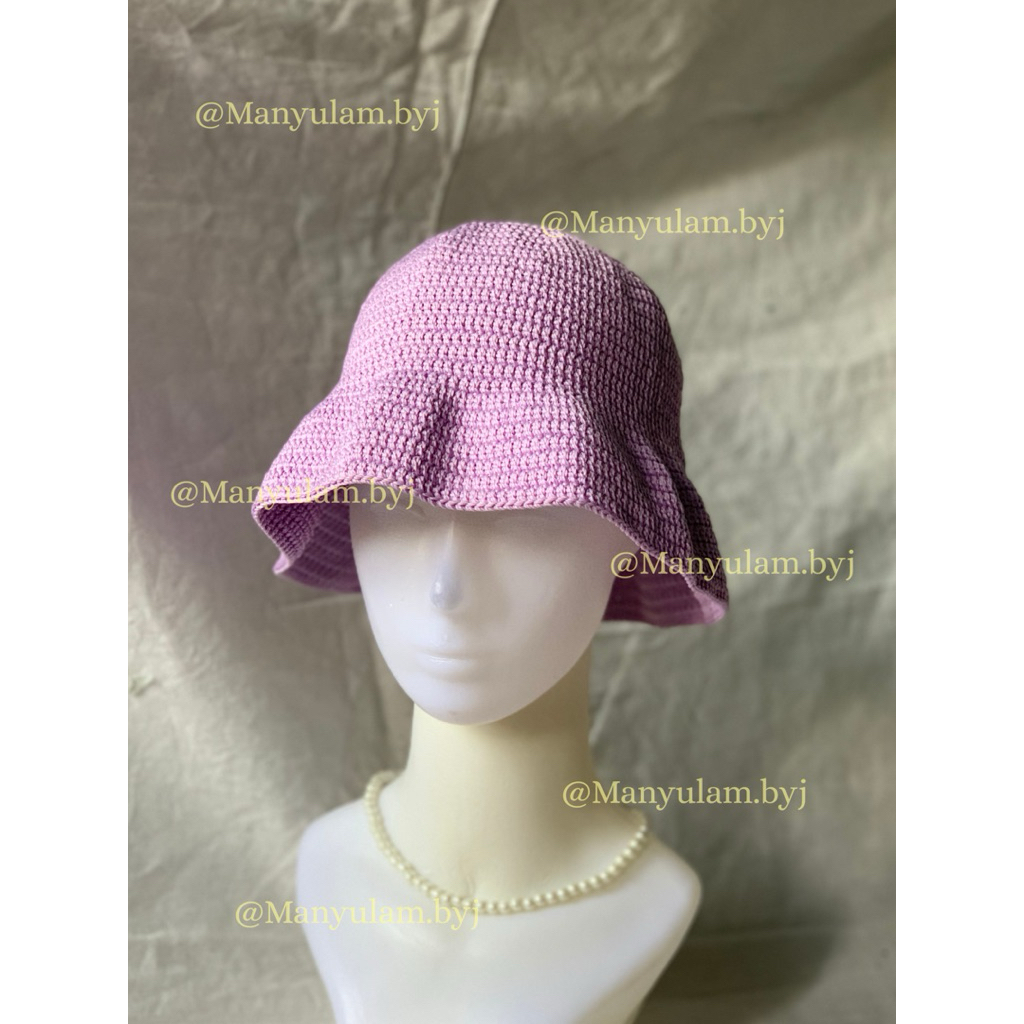 Bucket Hat Rajut Handmade