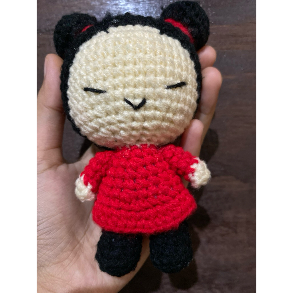 Keychain PUCCA AMIGURUMI/BONEKA RAJUT PUCCA