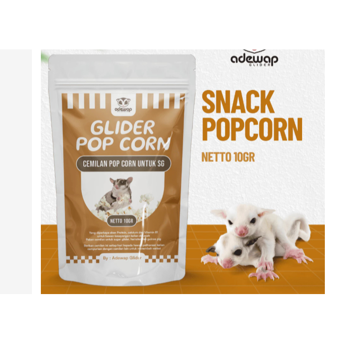 

Popcorn Snack Camilan Sugar Glider
