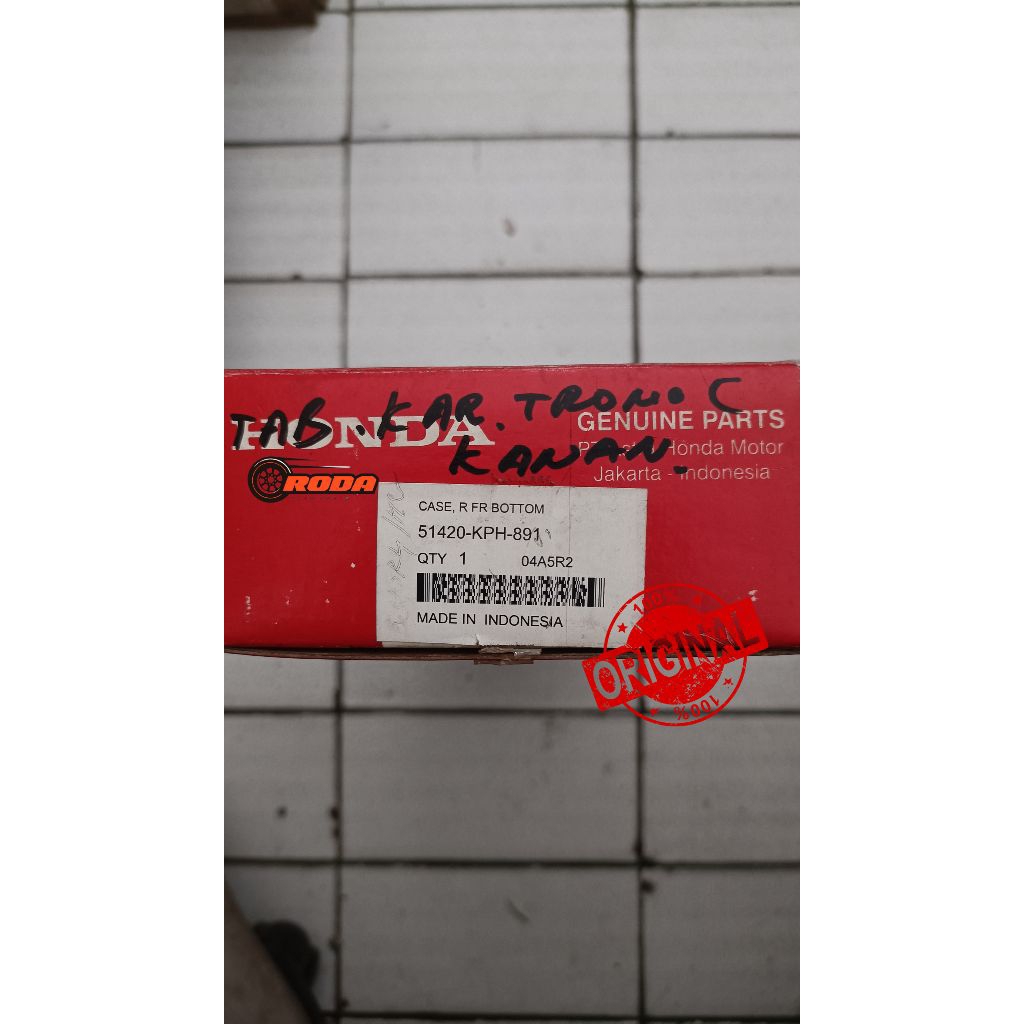 Tabung Shock Depan bagian Kanan Kharisma Tromol 51420-KPH-891