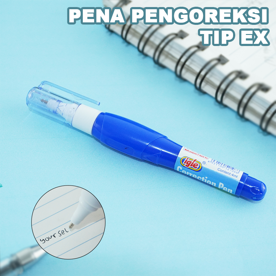

Correction Pen 11cm – Pulpen Koreksi Cair Cepat Kering – Alat Tulis Sekolah & Kantor GJ-071604