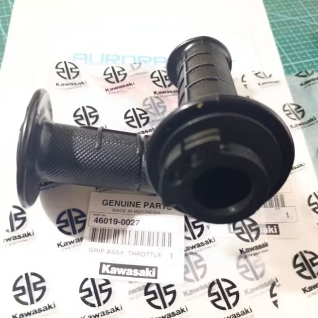 Handgrip Kawasaki KLX 150 / D-Tracker 150 – Karet Stang Handfat Motor Trail