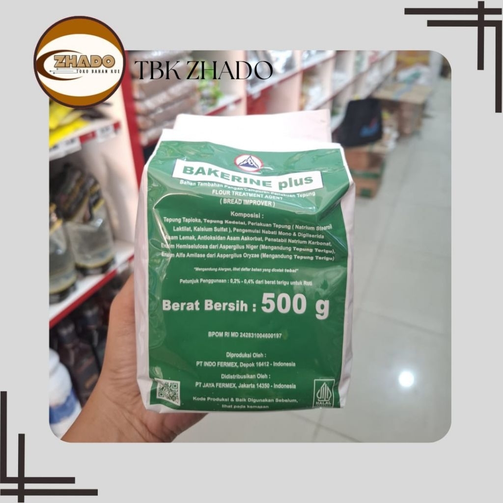 

Bread Improver / pelembut roti Bakerine Plus 500 gr
