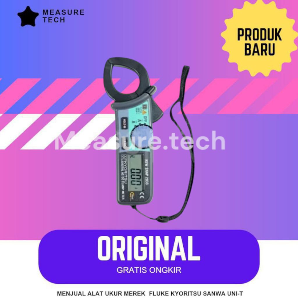 Kyoritsu 2033 Digital Clamp Meter Tang Ampere AC DC  original 100%