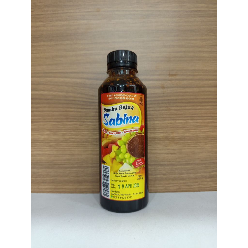 

bumbu rujak aceh, sabina