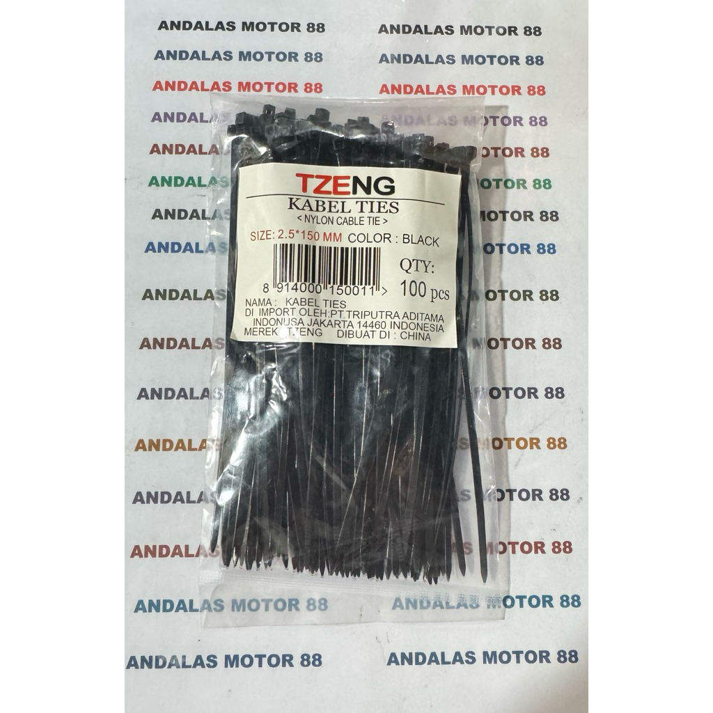 KABEL TIE 2,5 x 150 MM CABEL T