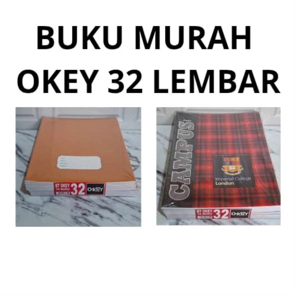 

BUKU MURAH OKEY 32 LEMBAR MOTIF / KRAFT UKURAN PENDEK (1 PACK ISI 10 BUKU)