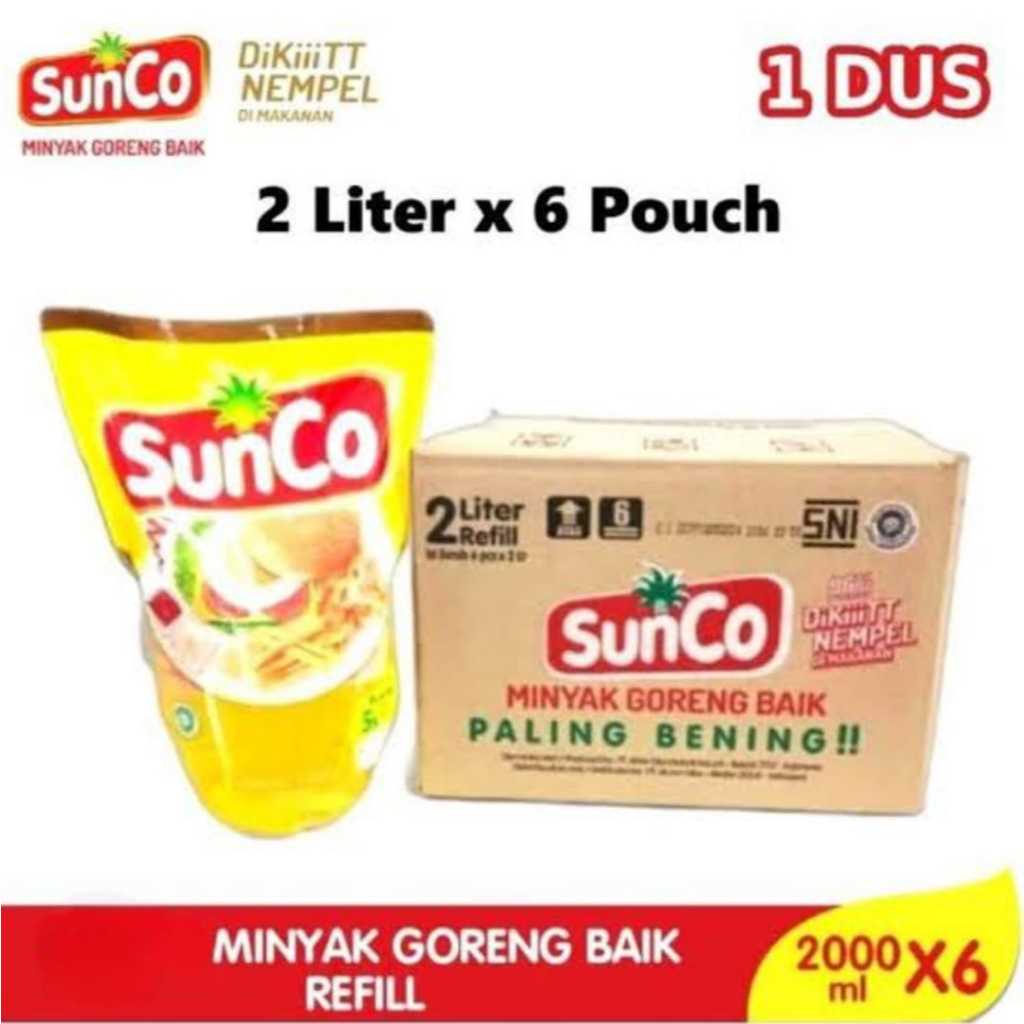 

(CARGO) SUNCO MINYAK GORENG KEMASAN 2 LITER (LANGSUYNG KIRIM)