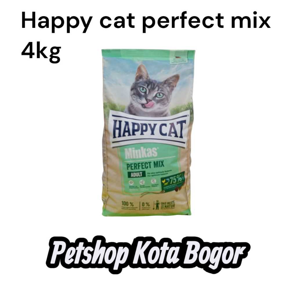 Happy Cat Minkas Perfect Mix 4kg / makanan kucing happy cat perfect mix