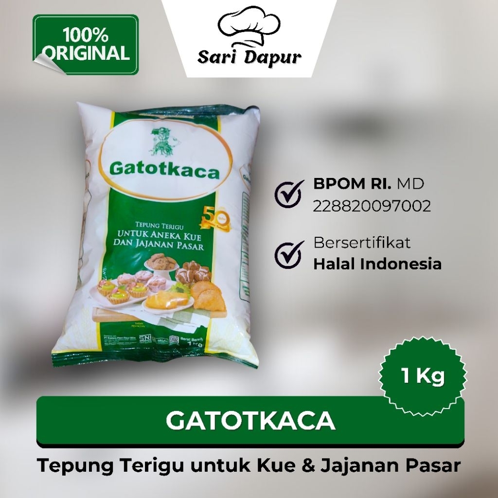 

GATOTKACA Tepung Terigu 1Kg