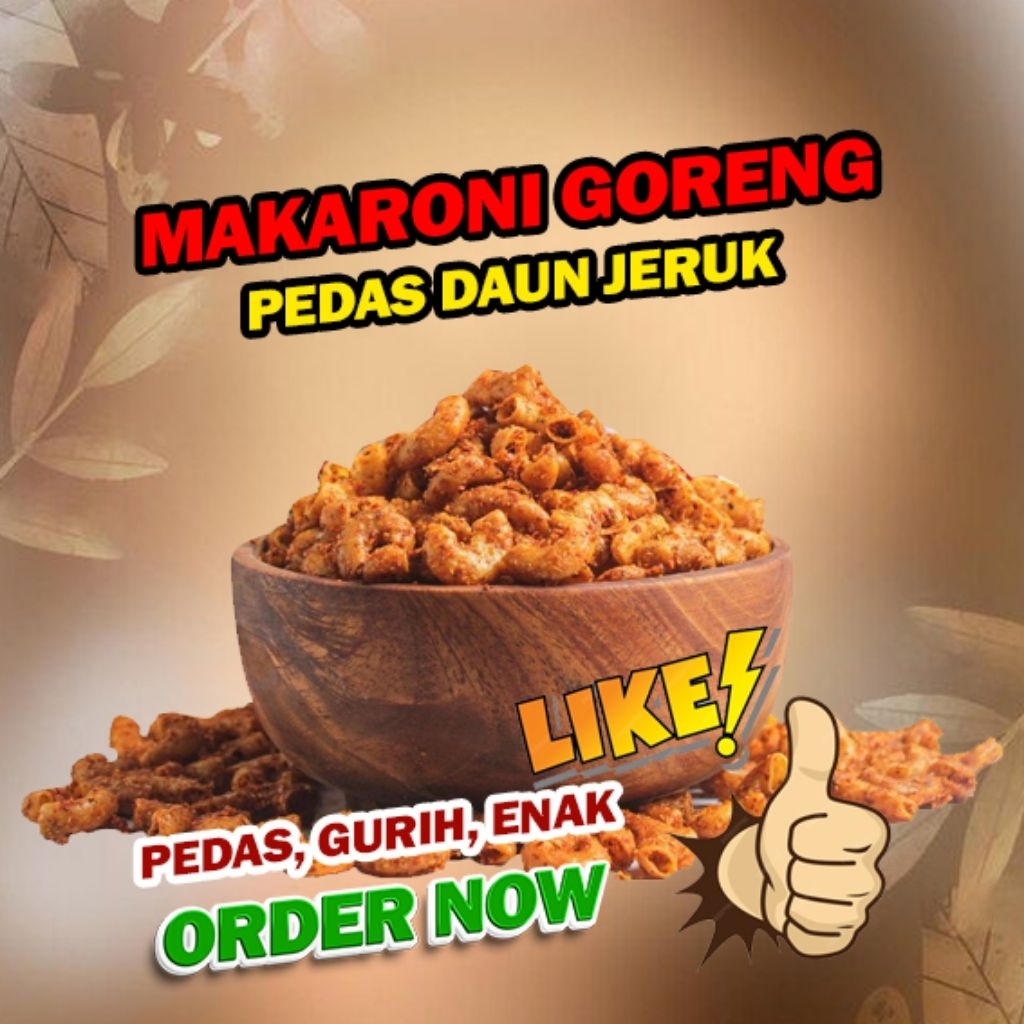 

Makaroni Cikruh Original Pedas Daun Jeruk Viral 1KG Cemilan Sultan Cianjur COD Seluruh Indonesia ea