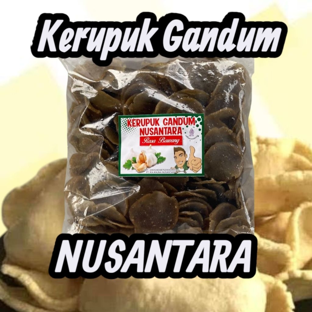 

krupuk gandum Nusantara rasa bawang