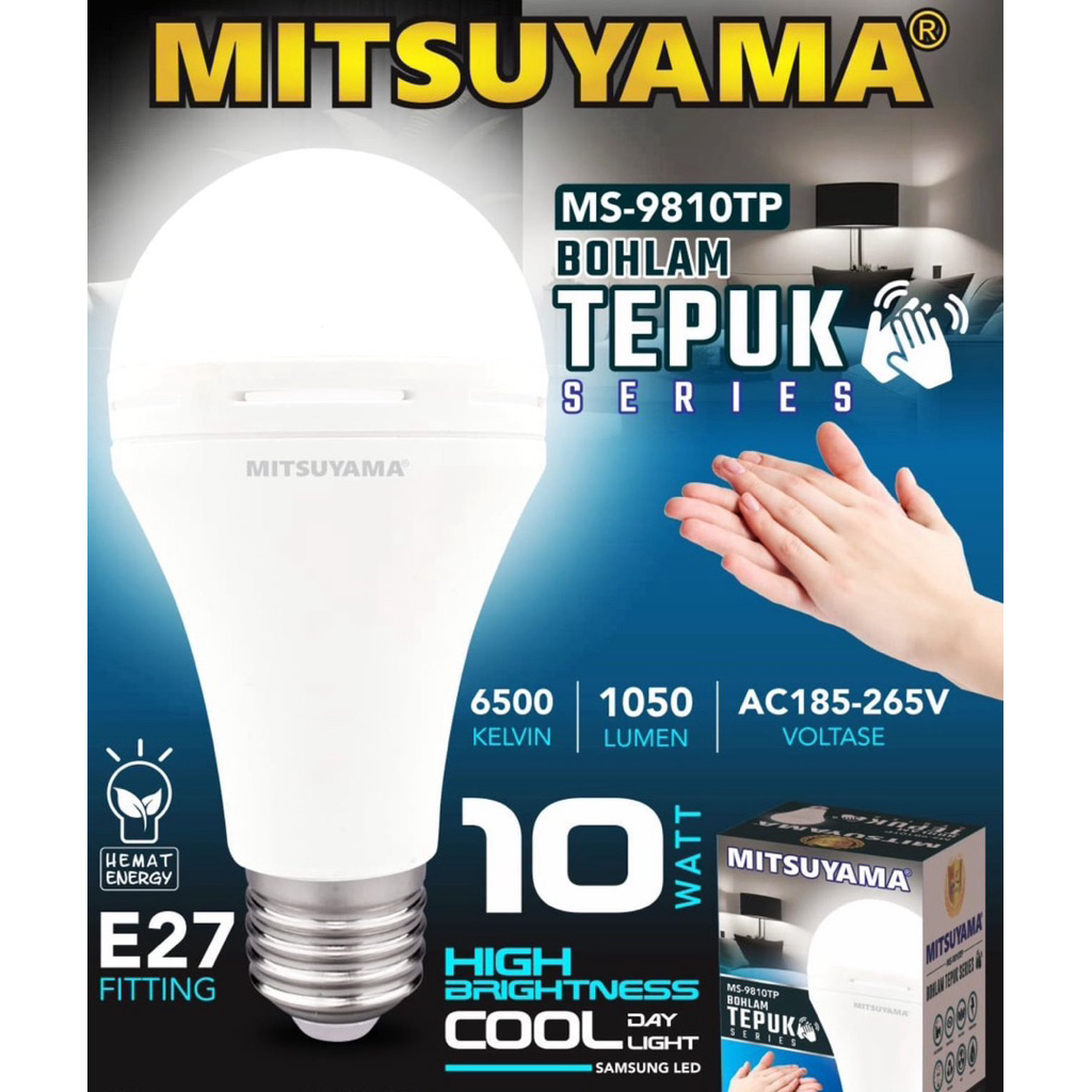 lampu 10watt tepuk ajaib