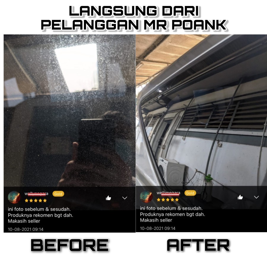 Denting Mas Terang Pembersih Jamur Kaca Dan Body Mobil Mr Poank