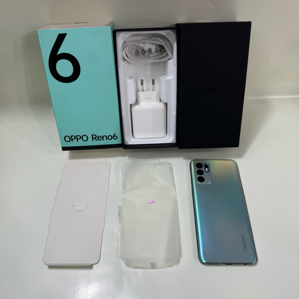 Oppo Reno 6 8/128gb Fullset Second Garansi Resmi