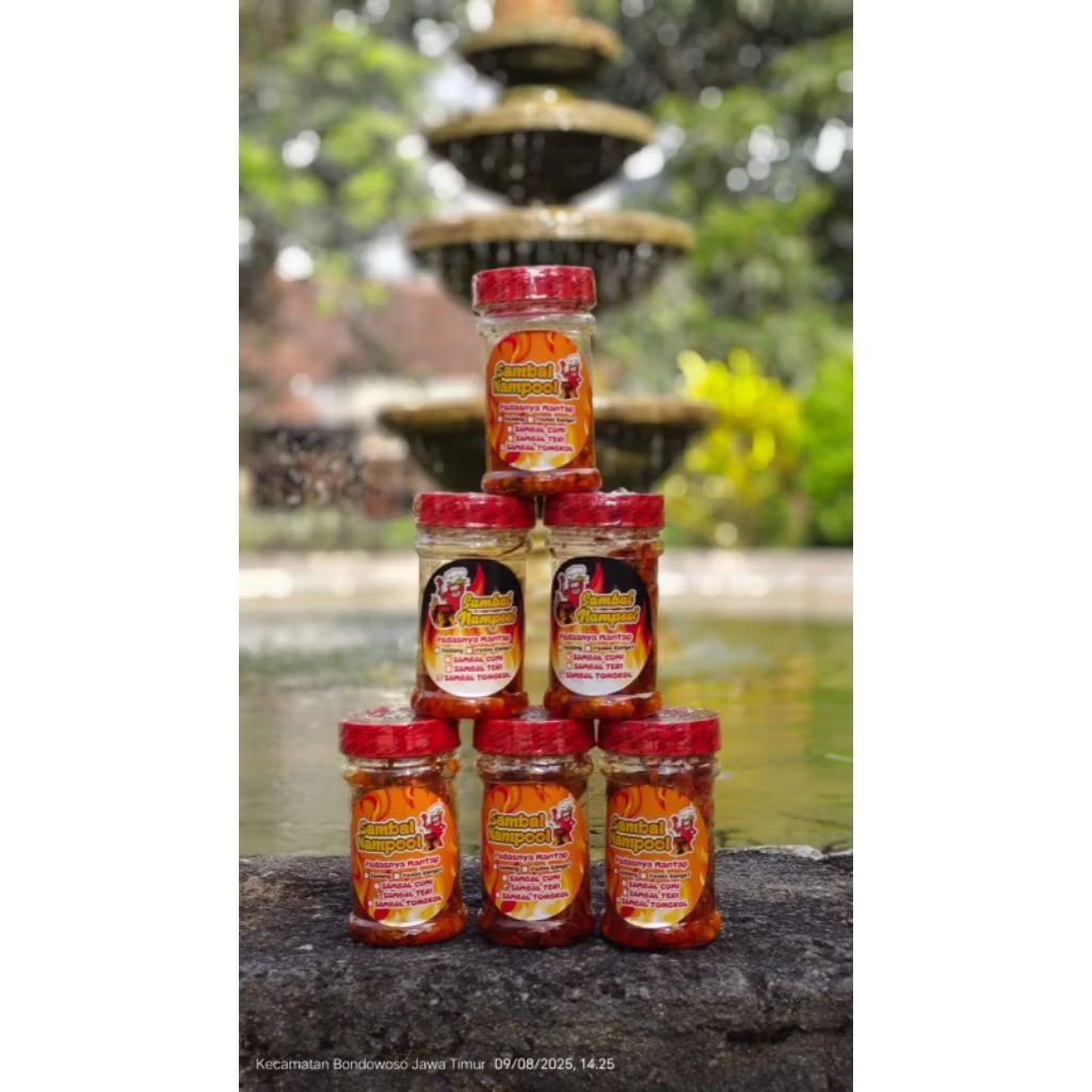 

SAMBAL TERI ORIGINAL 130GR *KHAS BONDOWOSO* 100% PREMIUM