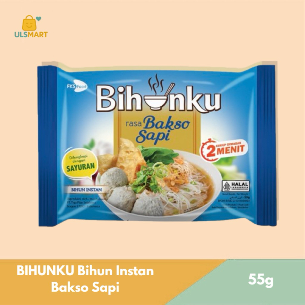 

BIHUNKU Bihun Instan Bakso Sapi 55 g