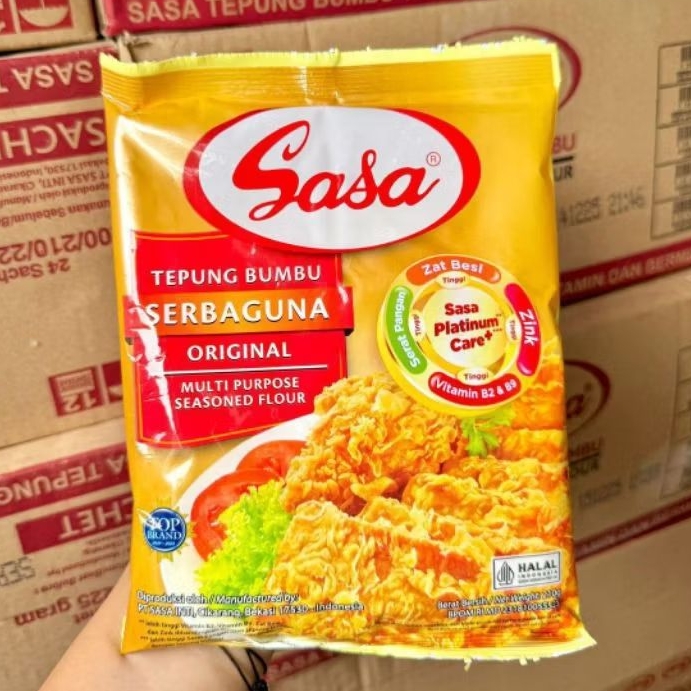 

(1 DUS) SASA TEPUNG BUMBU SERBAGUNA ORIGINAL 210 GR ISI 24 PCS