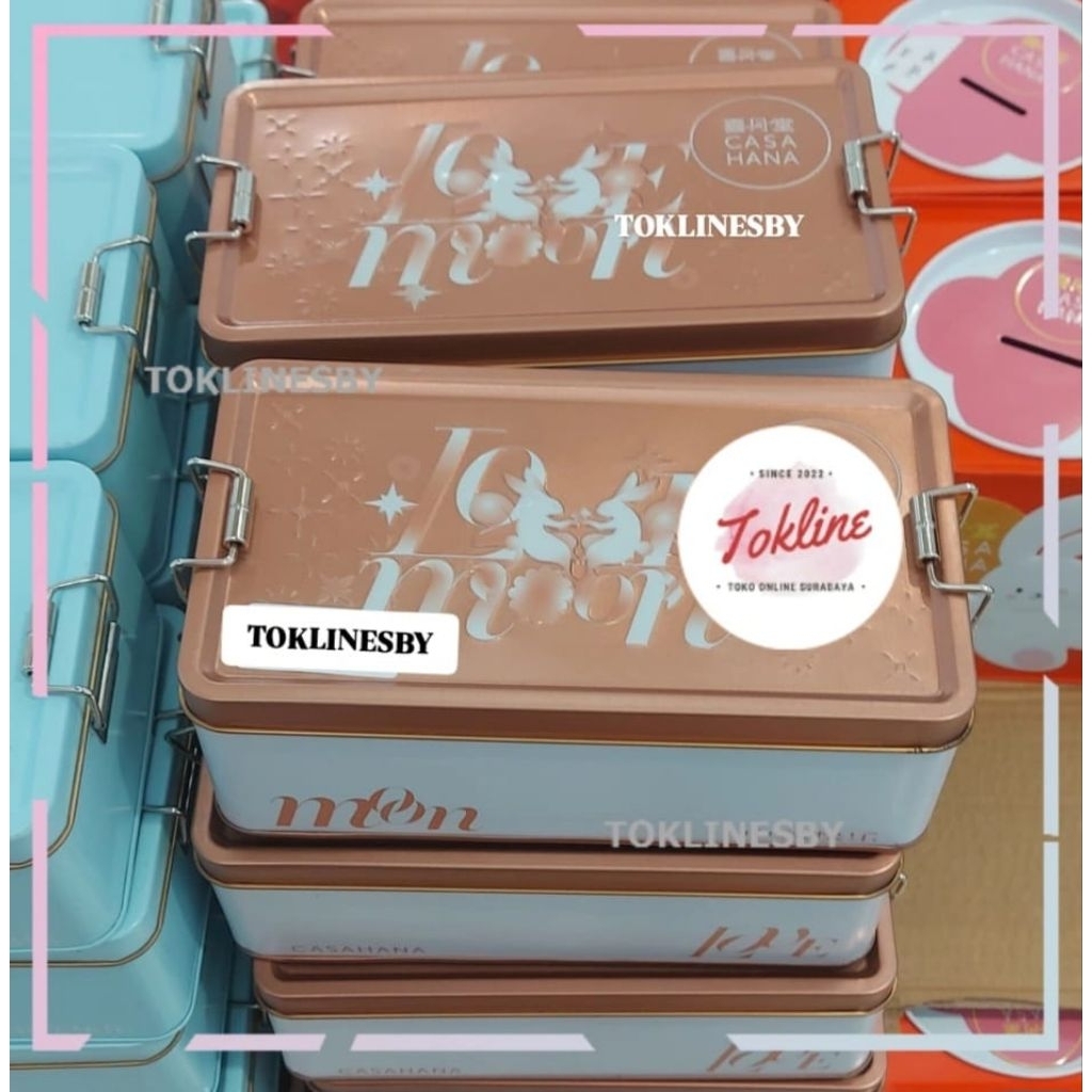 

CASAHANA CASA HANA MOONCAKE MOON CAKE KUE BULAN LOVE MOON FOR TWO ROSE GOLD ISI 2