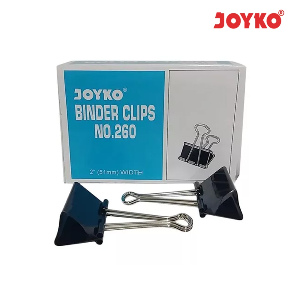 

Klip Penjepit Kertas | Binder Clip Joyko 260 (1pack)