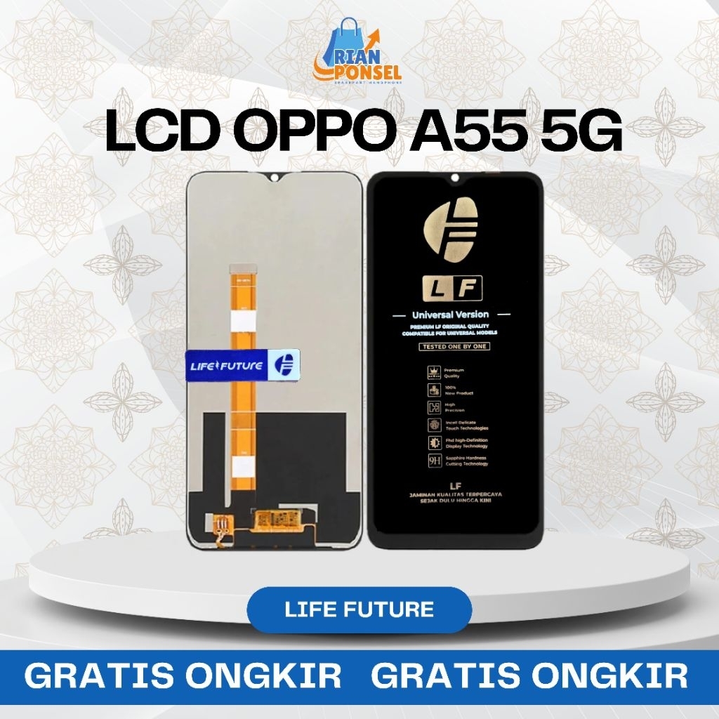 Lcd Oppo A55 5G / Realme V 11 A53S / A55S Original Fullset Life Future Touchscreen