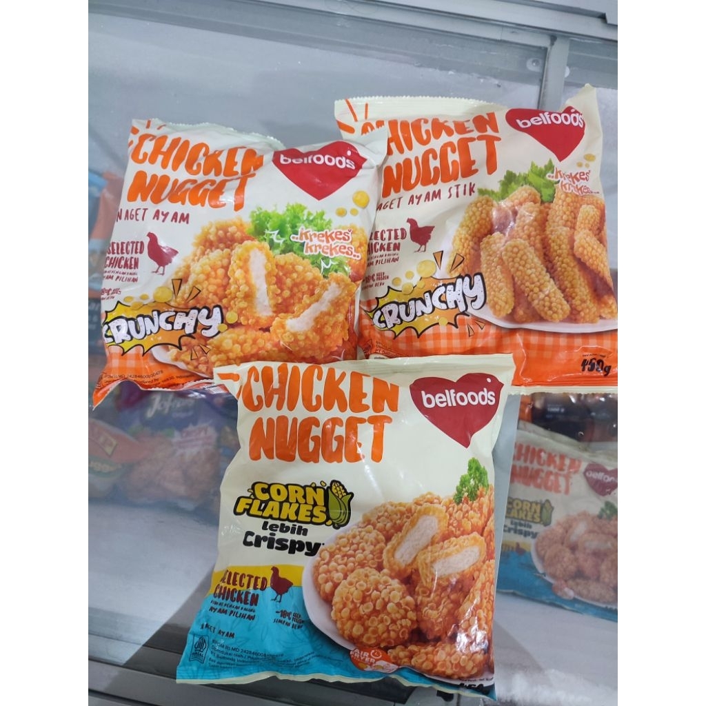 

Belfoods Crunchy Nugget 500gr | Stik Crunchy 450gr | Corn Flakes 450gr