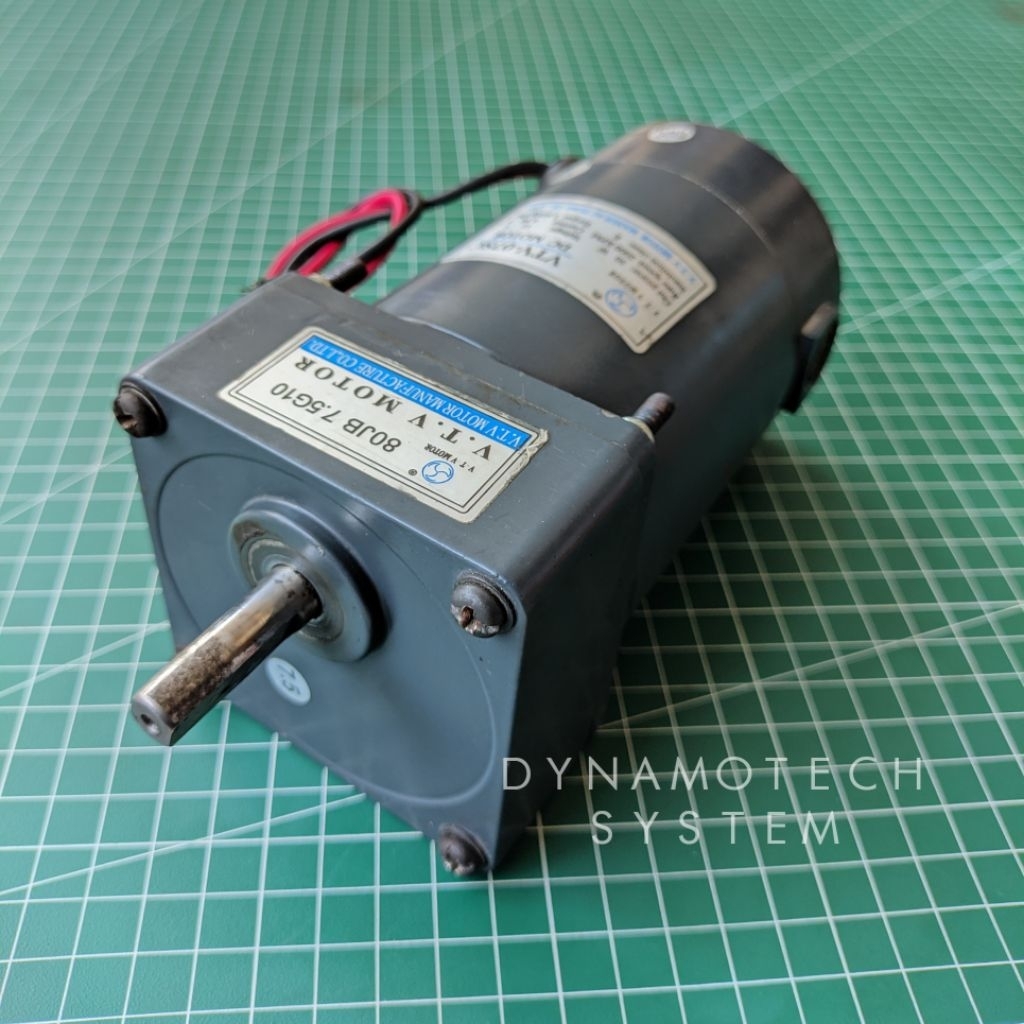 Dinamo DC Motor Gearbox 12V 50W 260Rpm VTV Motor Gear Head