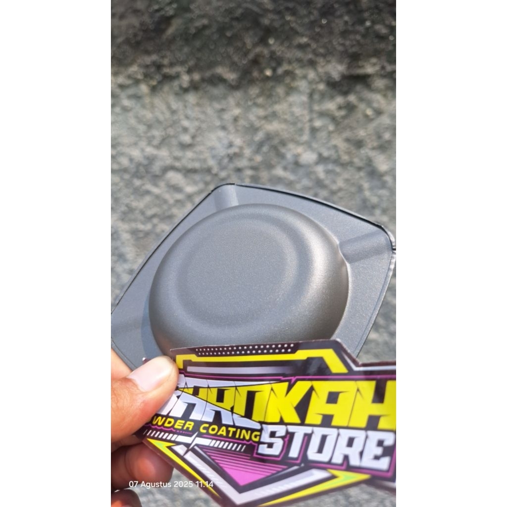 powder coating cat bubuk charcoal grey metalik