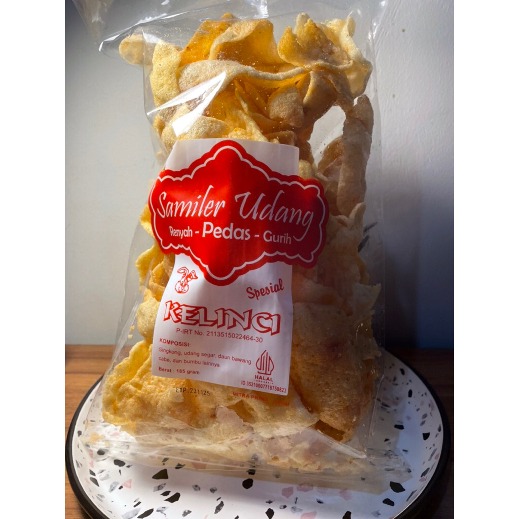 

Samiler Udang Spesial Kelinci 185gr Keripik