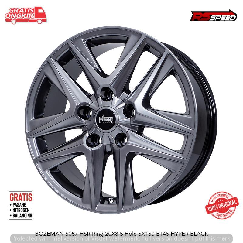 Velg racing R20 hsr bozeman pcd 5x150 lebar 8,5 pas buat cygnus lexus lx dll