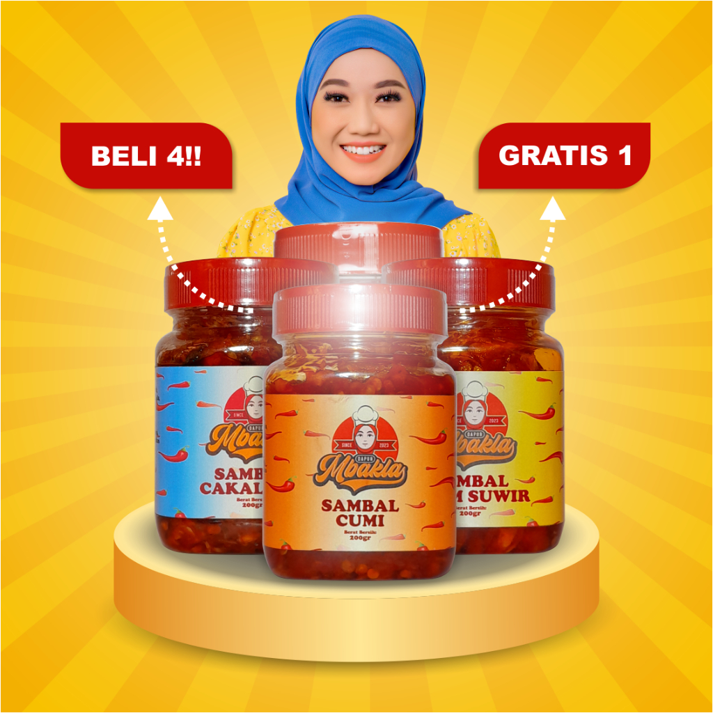 Dapur Mbakla | Sambel Cumi Ayam Suwir Cakalang Cumi Ijo Enak Pedas Nagih