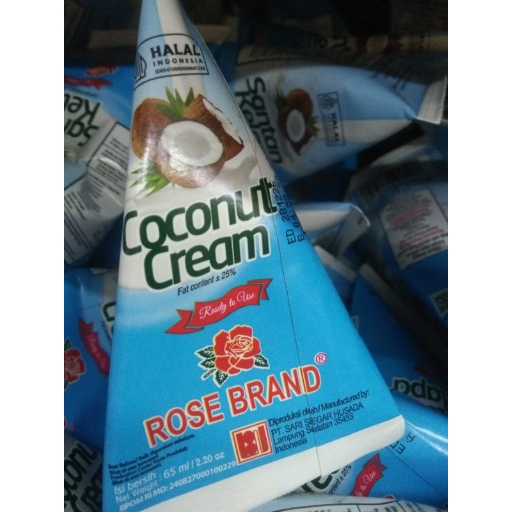 

PROMO / Santan Cair Siap Pakai Rose Brand 65ml / 1 Dus 36pcs