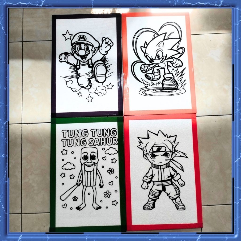 

Styrofoam Lukis Anak ( BELI MIN 6 PCS)Ukuran 50cm x 33cm Gambar Gabus Melukis Anak