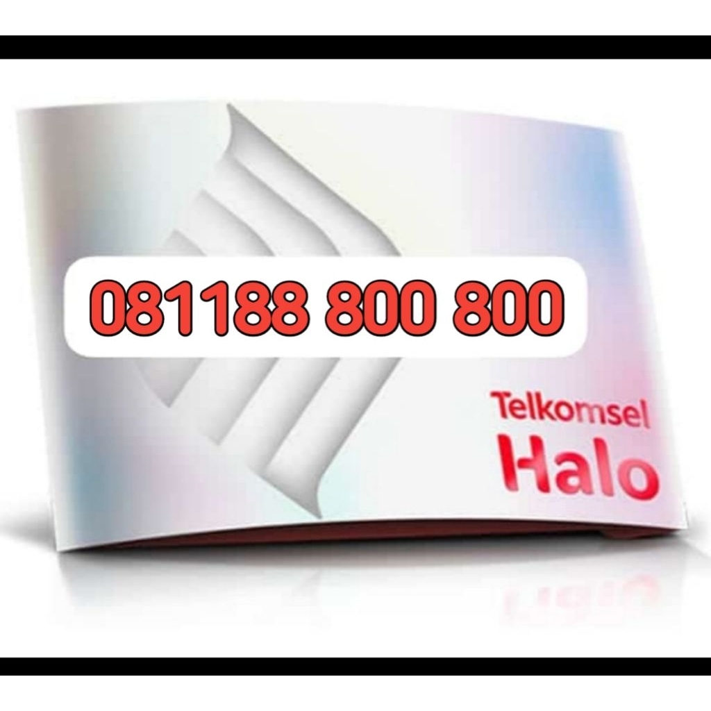 nomor cantik kartu halo minimalis 3 varian hanya 081 angka 800 800
