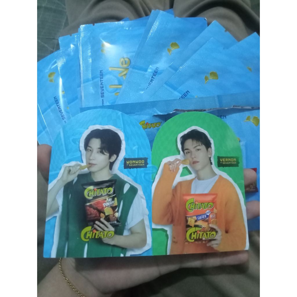 Photocard Seventeen x Chitato Original