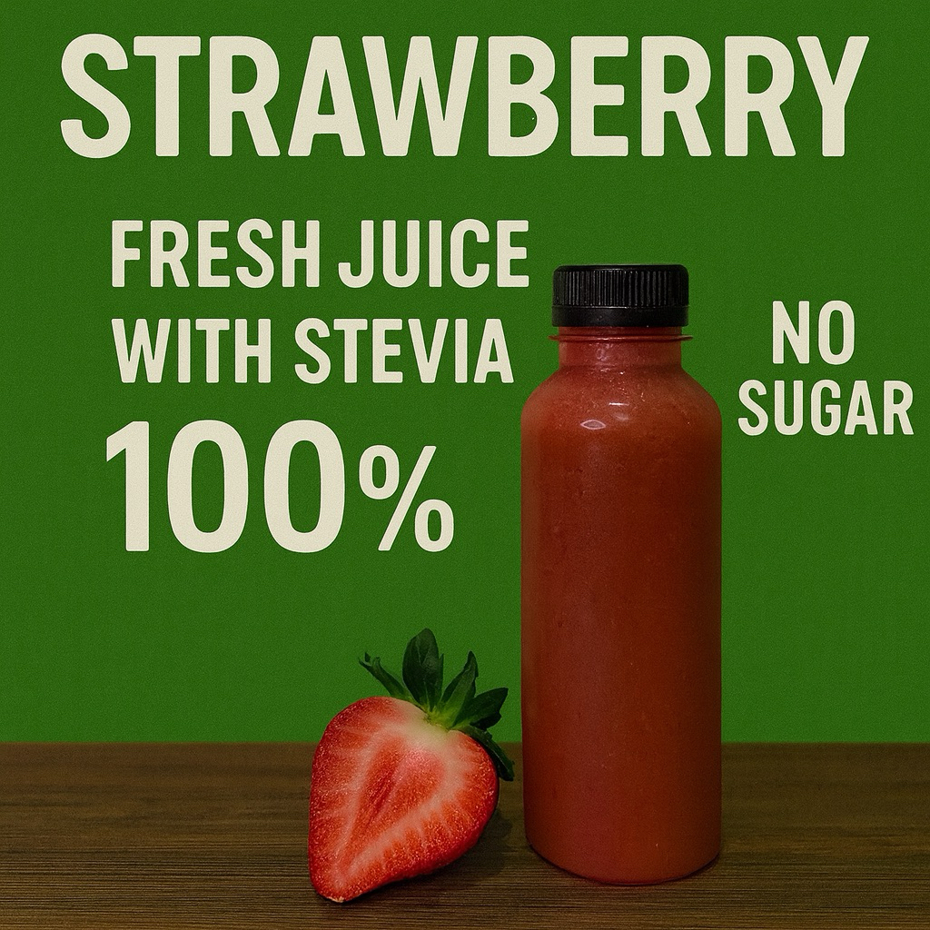 

Juicelicious Jus Buah Strawberry Sehat With Stevia 100%, No Added Sugar - 250ml