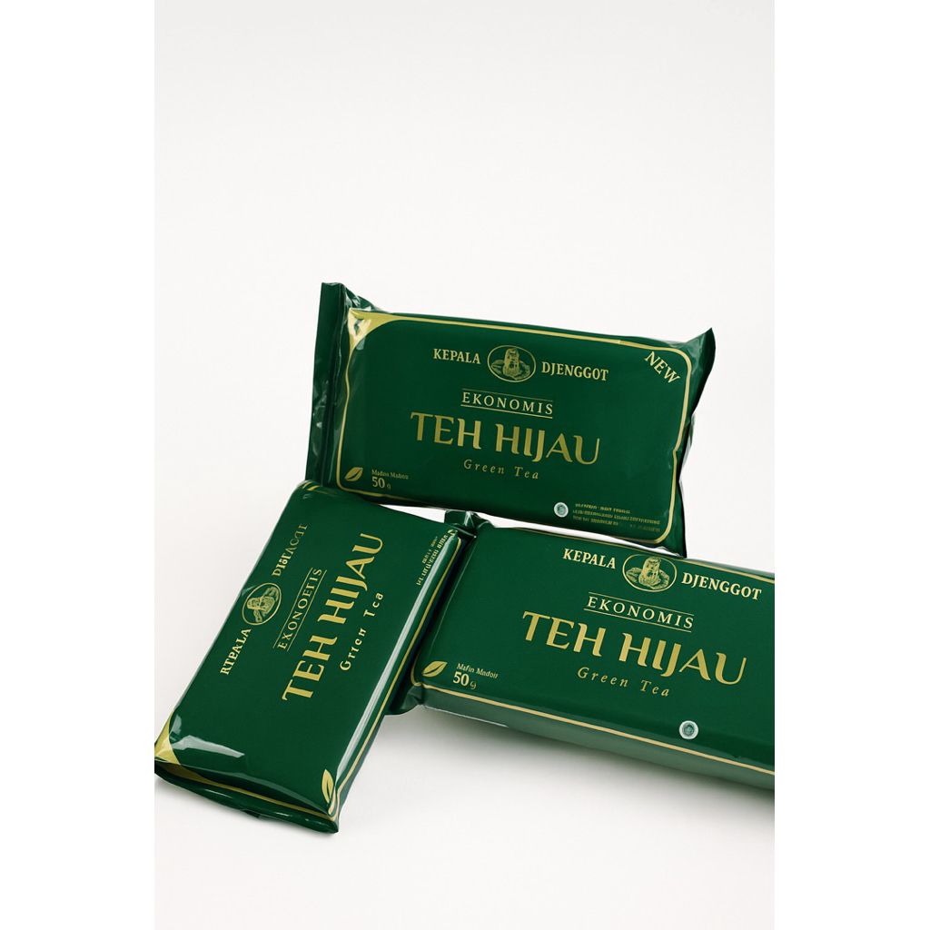 

TEH HIJAU KEPALA DJENGGOT 50GR KEMASAN SACHET