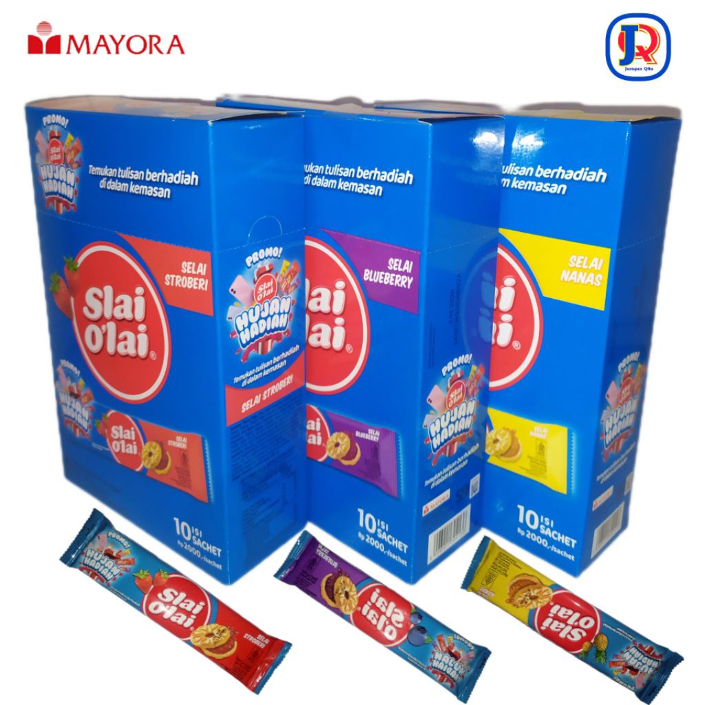 

SLAI O'LAI Biscuit Susu dan Selai@32gr x 10pcs