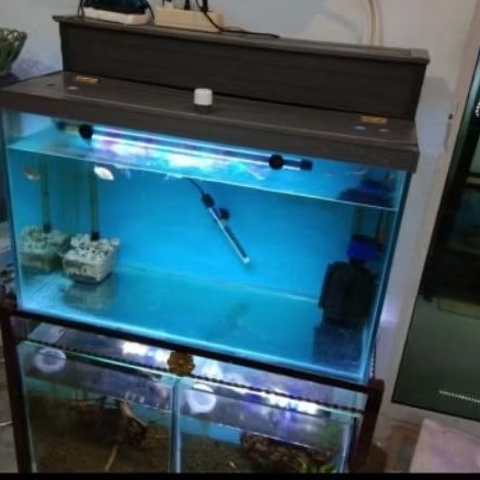 Paket filter aquarium 60x30 plus tutup akuarium 60x30