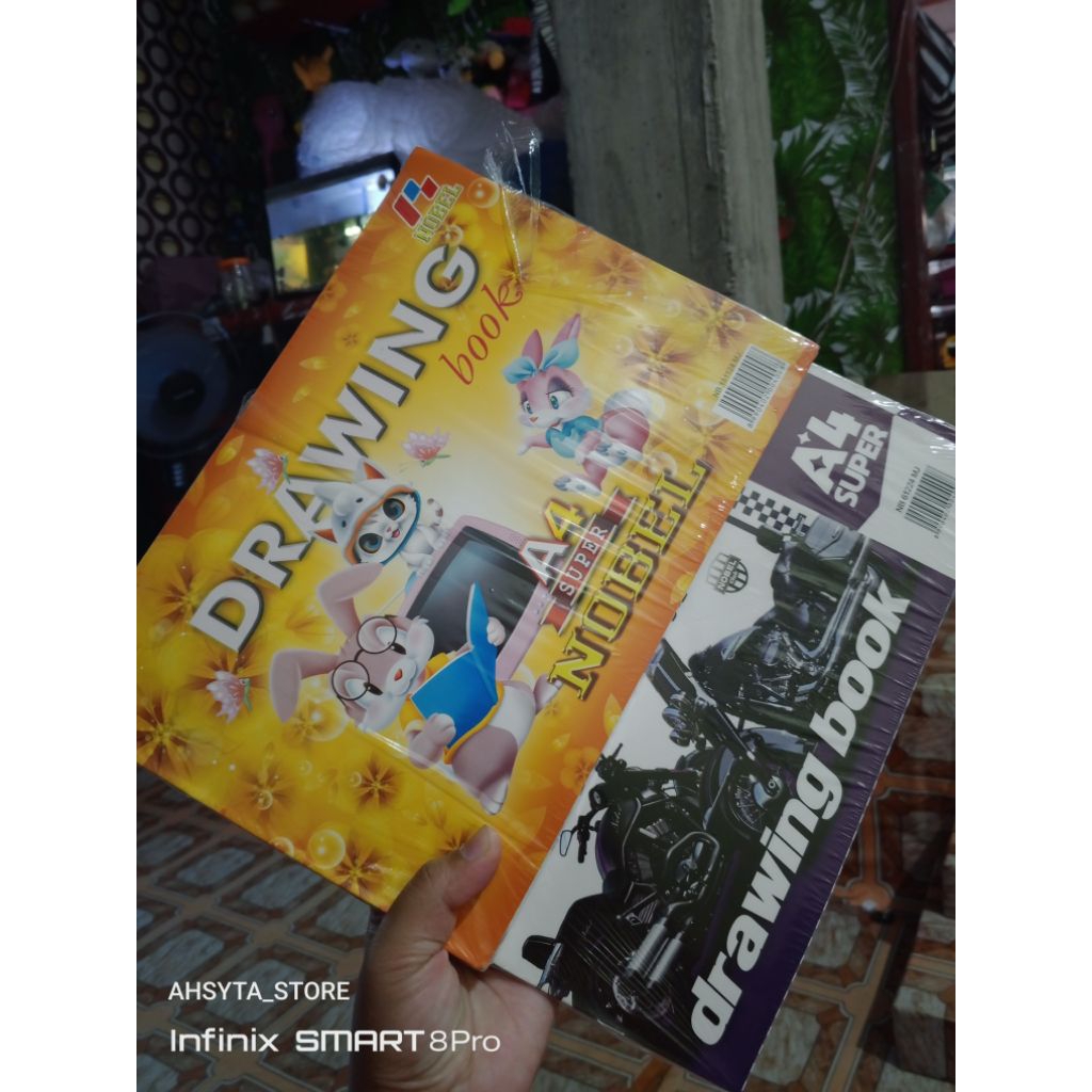 

(NEW) AHSYTA STORE // NOBEL BUKU GAMBAR A4 ECER 1 PCS