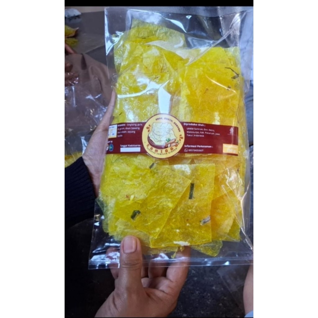 

keripik olahan singkong / samiler / chips samiler kemasan 250 gram premium