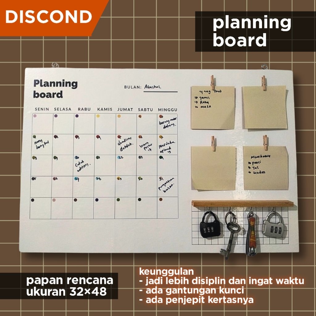 

TERMURAH! PLANNER ADA GANTUNGAN DAN CATATANNYA/ STUDY PLANNER / MONTHLY PLANNER / JADWAL BULANAN / JADWAL SEKOLAH