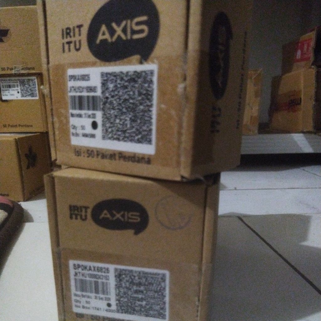 Kartu perdana axis 1 box
