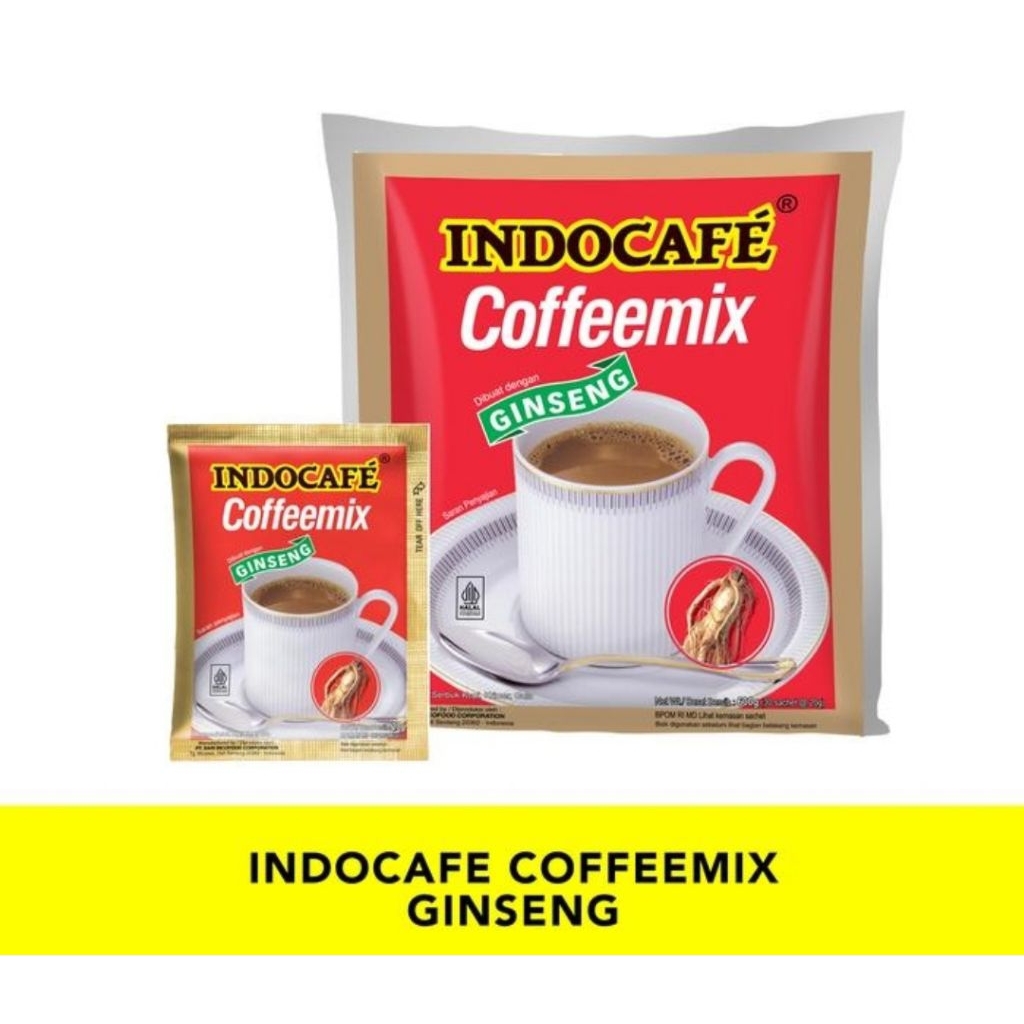 

Indocaffe Coffemix Ginseng 1 Bag isi 30 Sachet